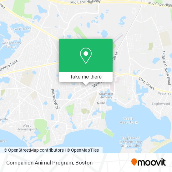 Companion Animal Program map