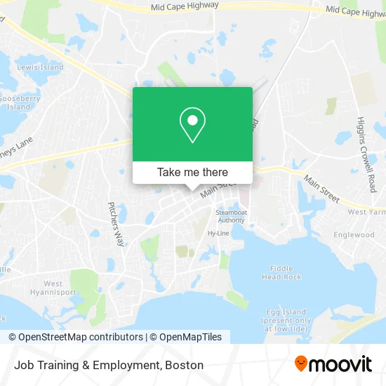 Job Training & Employment map