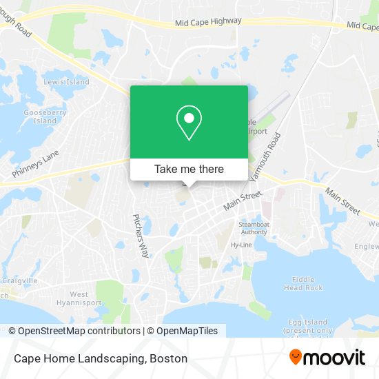 Cape Home Landscaping map