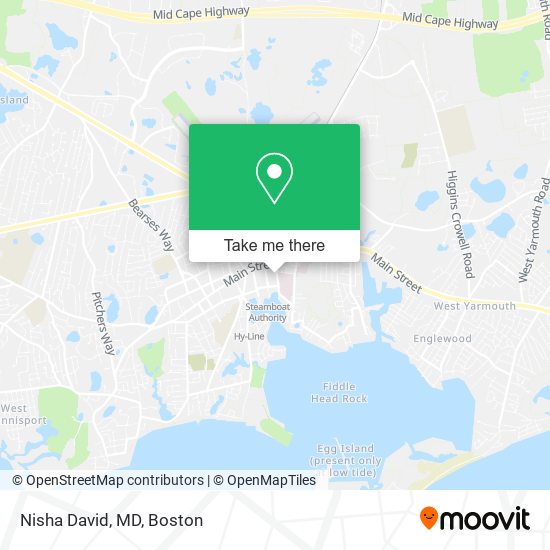 Nisha David, MD map