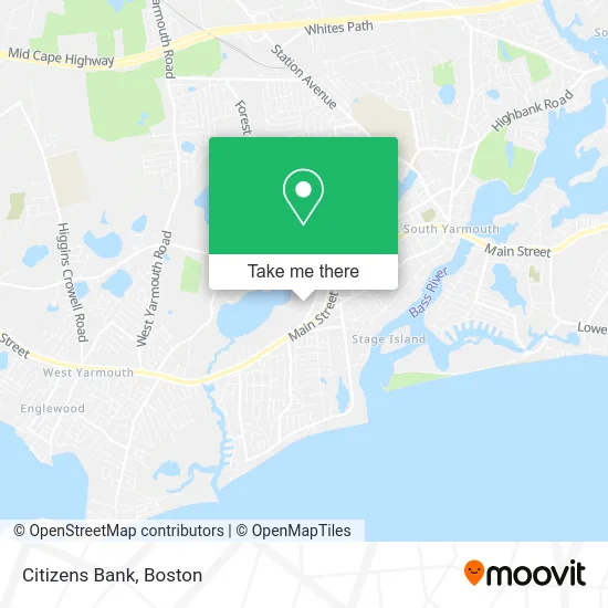Citizens Bank map