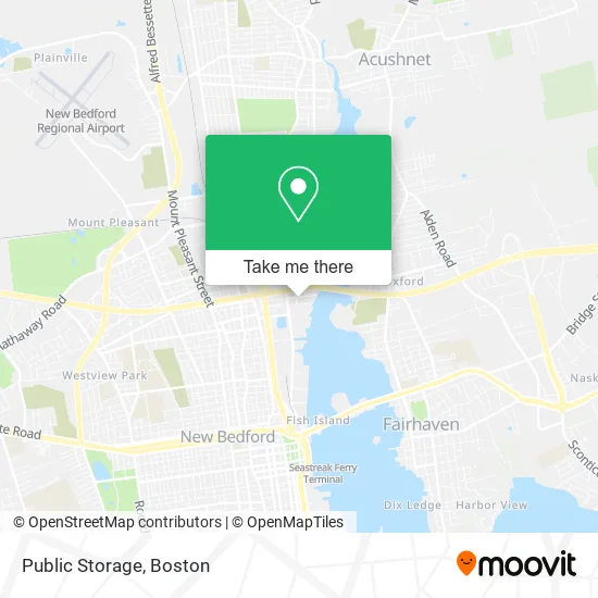 Public Storage map