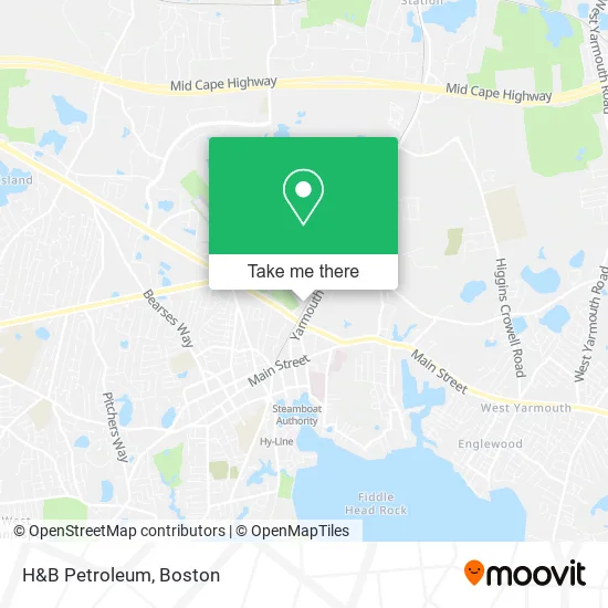 H&B Petroleum map