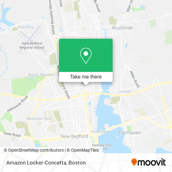 Amazon Locker-Concetta map