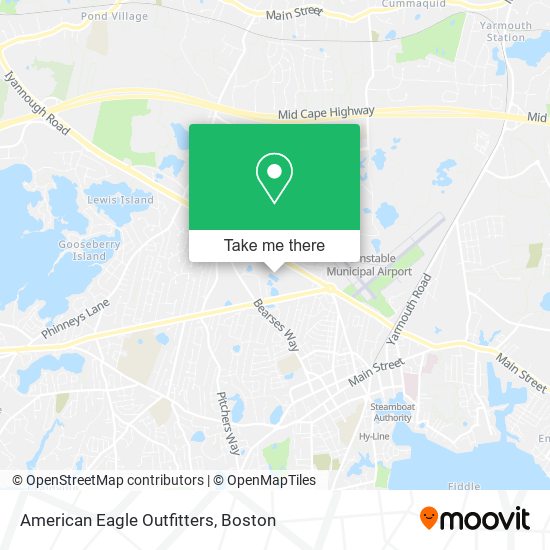 American Eagle Outfitters map
