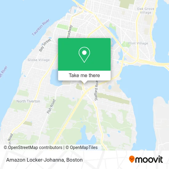 Amazon Locker-Johanna map