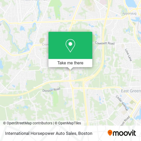 International Horsepower Auto Sales map