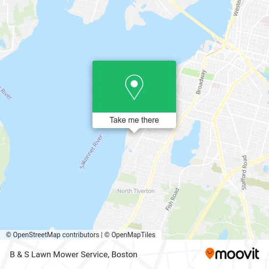 B & S Lawn Mower Service map