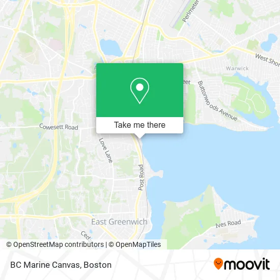 BC Marine Canvas map