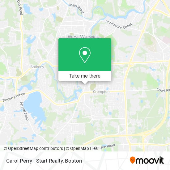 Carol Perry - Start Realty map