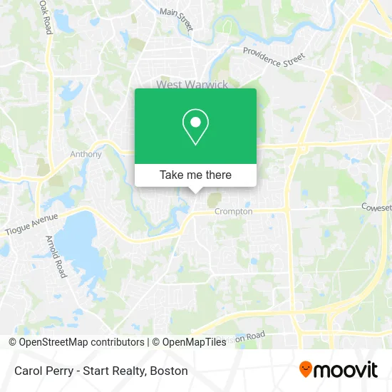 Carol Perry - Start Realty map