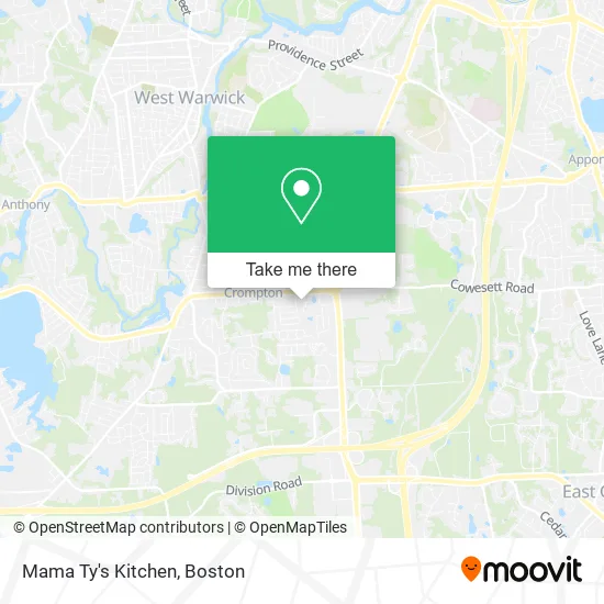 Mapa de Mama Ty's Kitchen