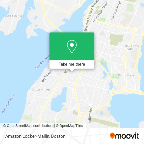 Mapa de Amazon Locker-Mailin
