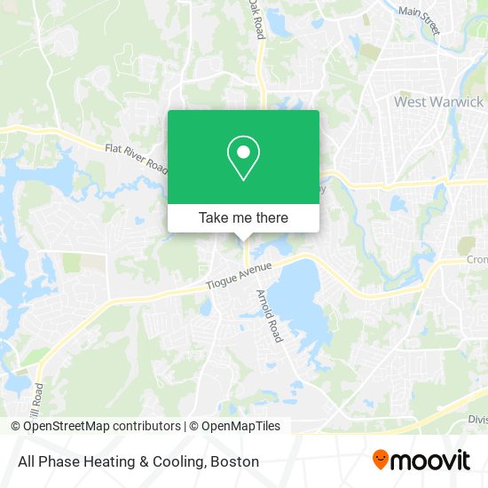All Phase Heating & Cooling map