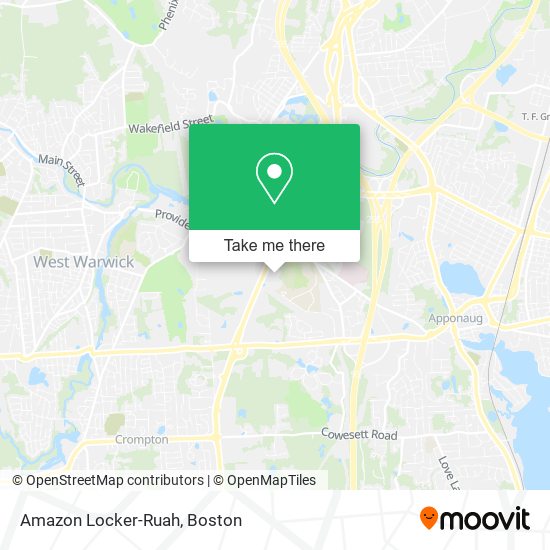 Amazon Locker-Ruah map