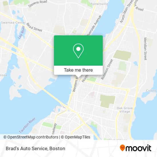 Brad's Auto Service map