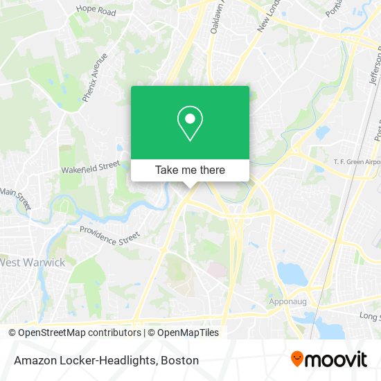 Amazon Locker-Headlights map