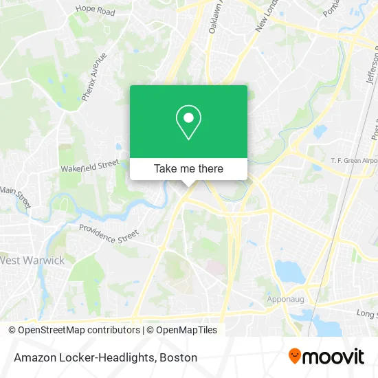 Mapa de Amazon Locker-Headlights