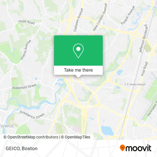Mapa de GEICO
