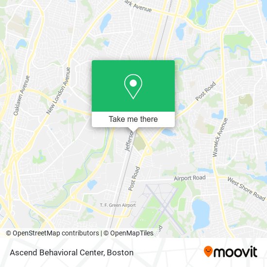 Mapa de Ascend Behavioral Center