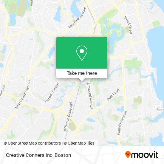 Creative Conners Inc map