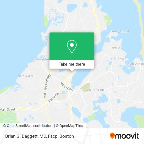 Brian G. Daggett, MD, Facp map