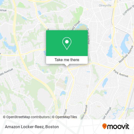 Amazon Locker-Reez map