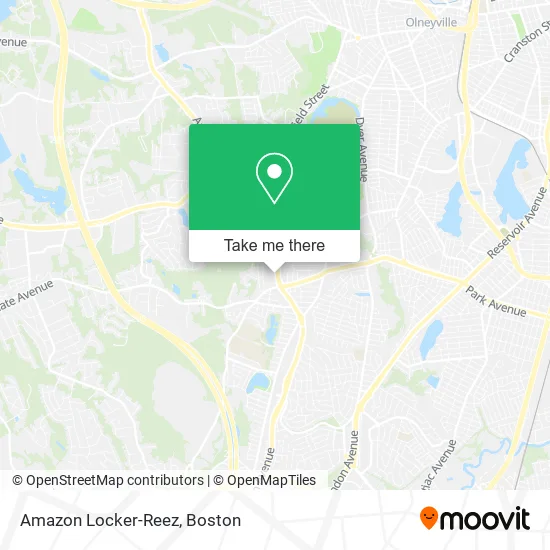 Amazon Locker-Reez map