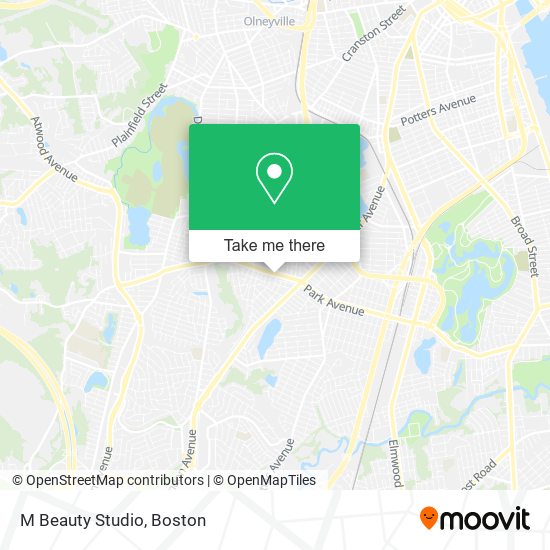 M Beauty Studio map