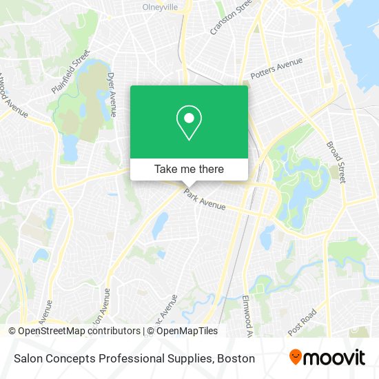 Salon Concepts Professional Supplies map
