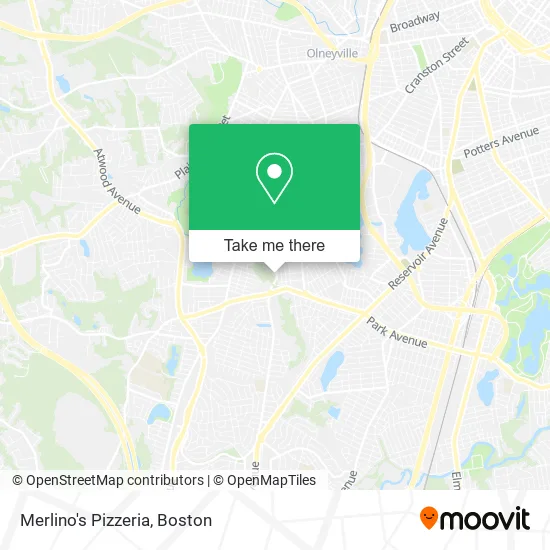 Merlino's Pizzeria map