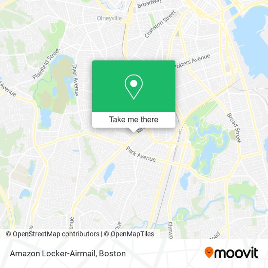 Amazon Locker-Airmail map