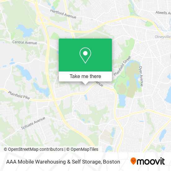 AAA Mobile Warehousing & Self Storage map