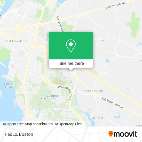Mapa de FedEx