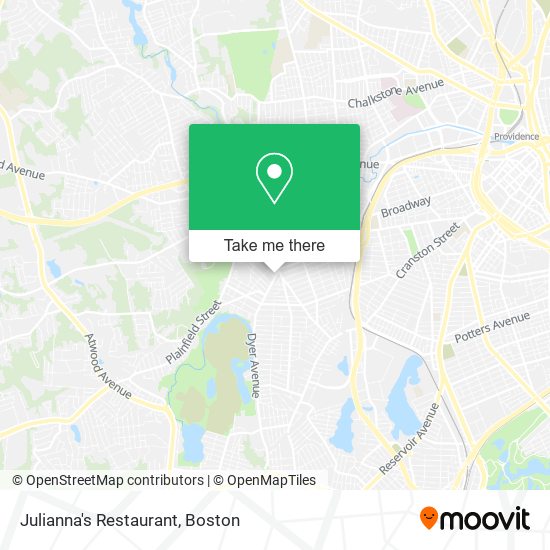 Mapa de Julianna's Restaurant
