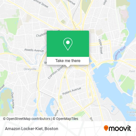 Amazon Locker-Kiet map