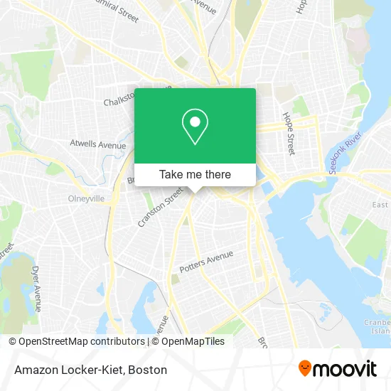 Amazon Locker-Kiet map