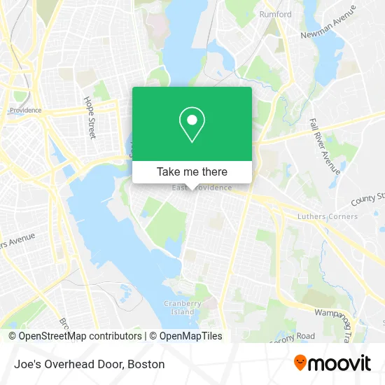 Joe's Overhead Door map