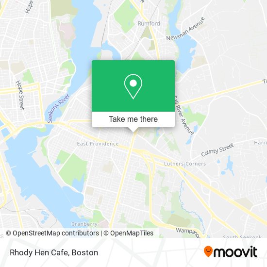 Rhody Hen Cafe map