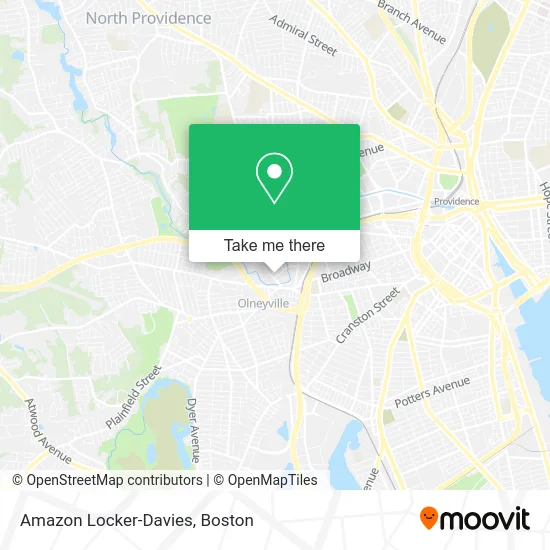 Amazon Locker-Davies map