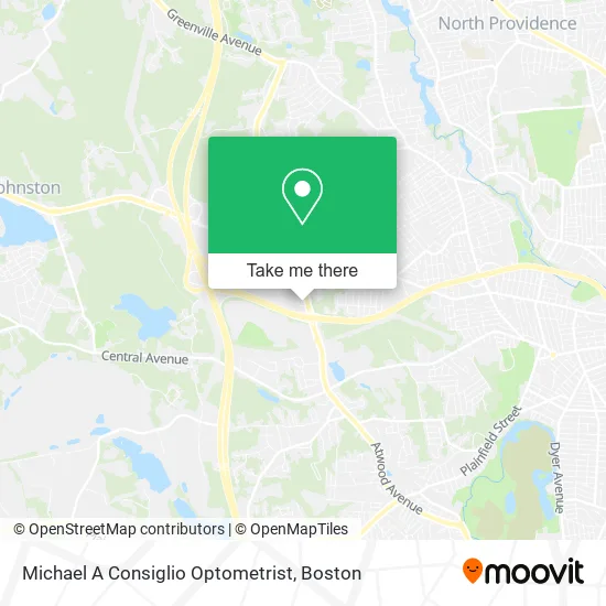 Michael A Consiglio Optometrist map