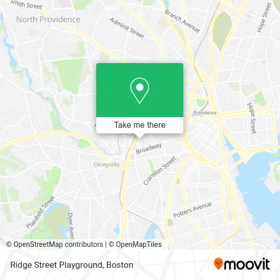 Ridge Street Playground map