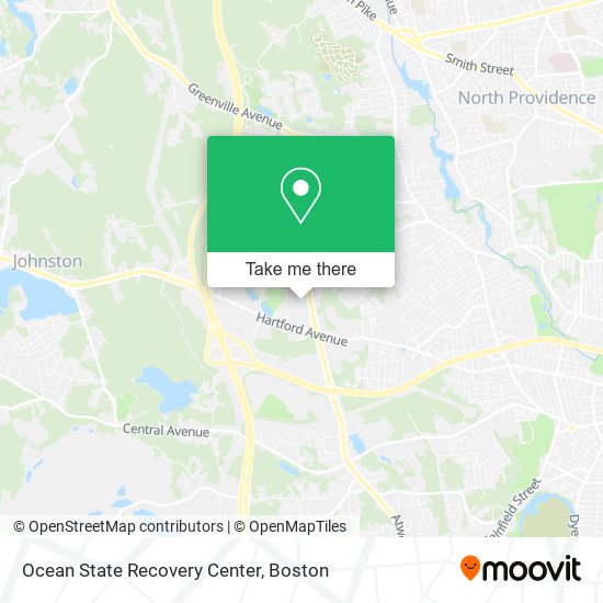 Mapa de Ocean State Recovery Center