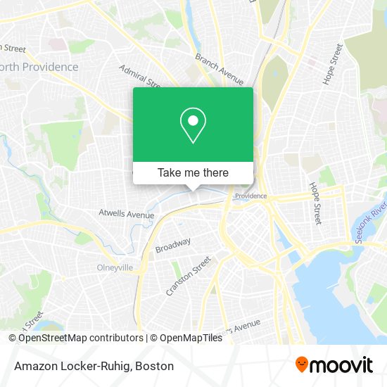 Amazon Locker-Ruhig map