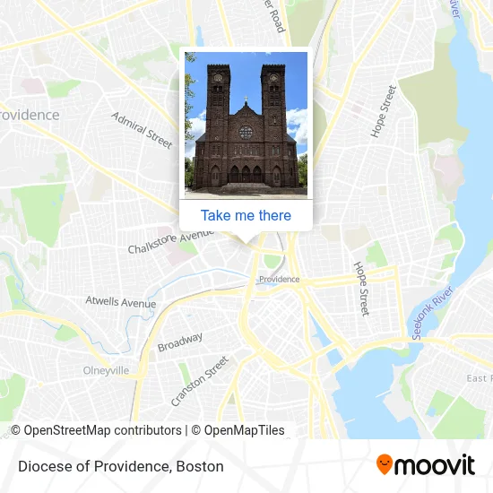 Diocese of Providence map