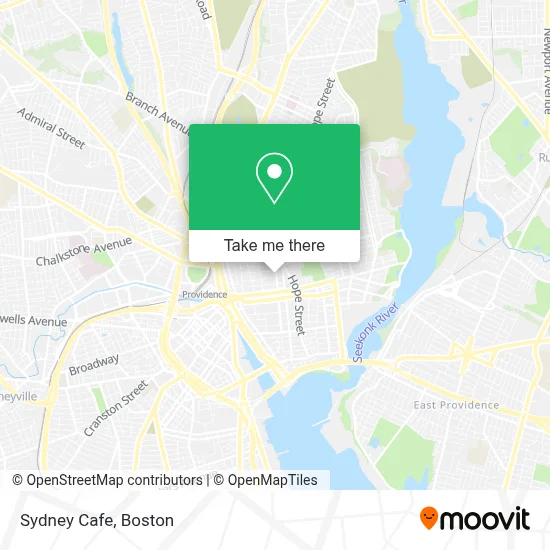 Sydney Cafe map