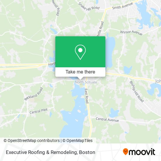 Executive Roofing & Remodeling map