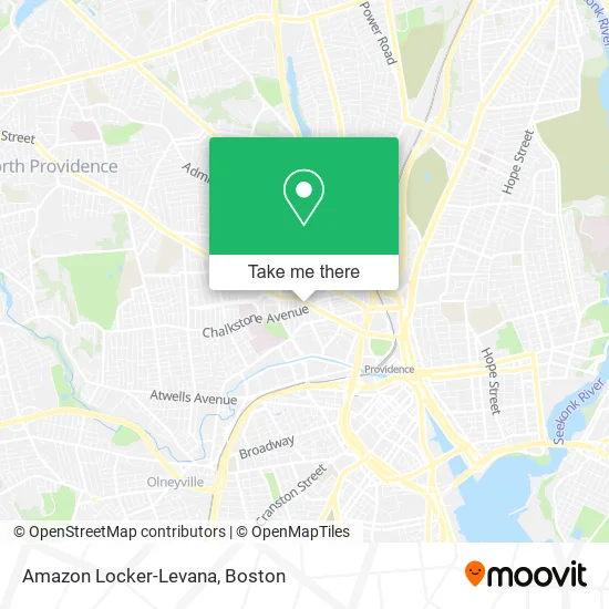 Amazon Locker-Levana map
