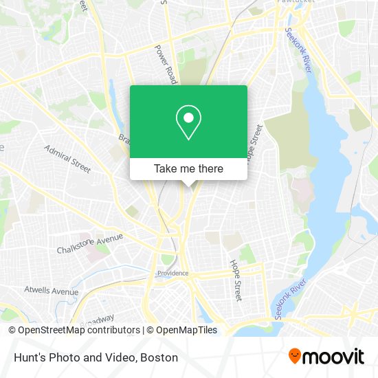 Hunt's Photo and Video map