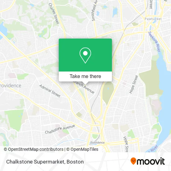 Chalkstone Supermarket map